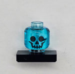 Classic Skeleton Face Trans Blue