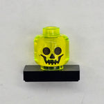 Classic Skeleton Face Trans Neon Green