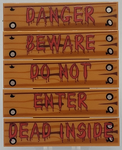 Boarded up sign - 5 Pack