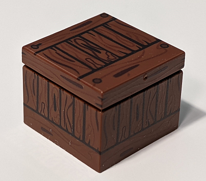 2x2 Brick Crate With Tops Various Colors