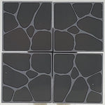 Cobblestone Tile 10 Pack - Dark Grey Stone