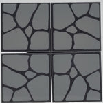 Cobblestone Tile 4 Pack - Light Grey Stone