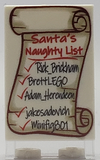 Custom Santa's Naughty List